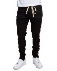 golden denim track pants