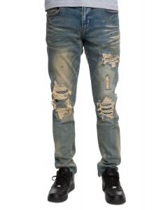 Barrett Rip & Repair Denim in Vintage Dirty Wash