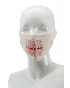 Thank You Mask in White