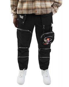 SETUP-EXE☆STUDDED CARGO PANTS AF3341_BLACK_S_52913b75-3bb0-