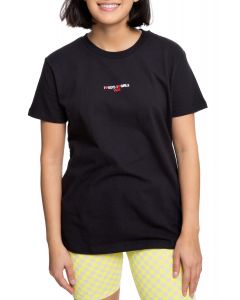 Boys Girls Short Sleeve Tee in Black