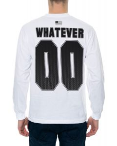 The Shrug Jersey Long Sleeve Tee in White