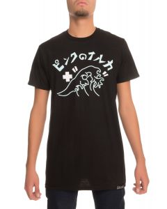 The Katakana Wave Tee in Black