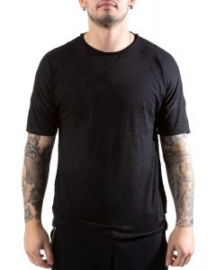 Gator Off Shoulder Tee in Black