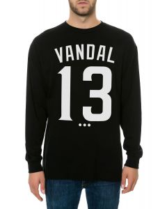 The Jersey 13 LS Tee in Black