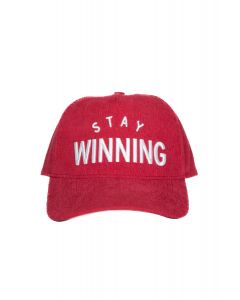 Stay Winning Corduroy Red Hat