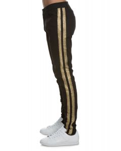 The Oro Union V2 Track Pants in Black and Gold