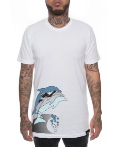 The Triple Waves Tee in White