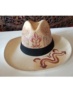 Desert Brown Panama Hat Size S