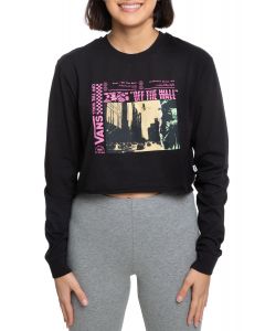 Photostat Long Sleeve Tee in Black