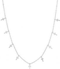 Ladies Stainless Steel Cross Charms Necklace