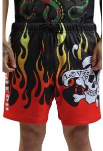 Fire Skull Shorts