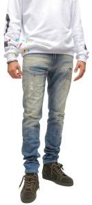 Picasso Painted Blue Denim