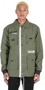 ANAS Men's premium crispy nylon long sleeve coach jacket