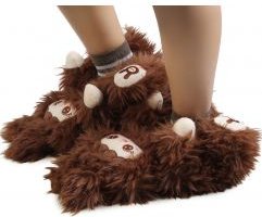 Doll Fuzzy Slippers 