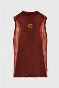 7eventies Crochet Knit Sleeveless Vest