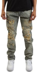 Pick Stitch Slim Jeans