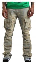 Utility Cargo Stacked Jeans