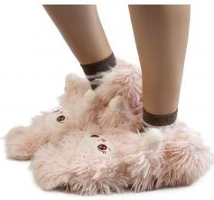 Doll Fuzzy Slippers 