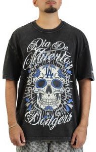 MLB Los Angeles Dodgers Dia De Muertos T-Shirt 