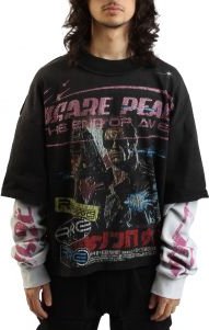 Cypher Graphic Crop Long Sleeve T-shirt