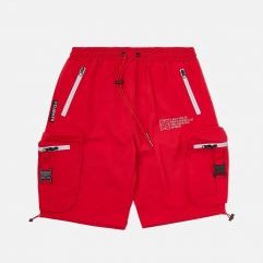 Combat Nylon Shorts Red 3M Zippers