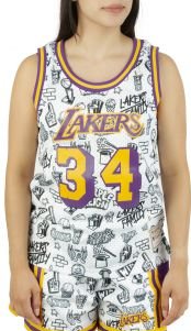 Doodle Swingman Shaquille O'Neal Los Angeles Lakers 1996-97 Jersey