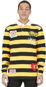 LOOMIE Men's Long Sleeve Polo Shirt