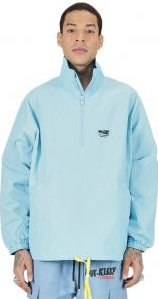 KLOUD Men's premium crispy nylon long sleeve half zip pullover jacket