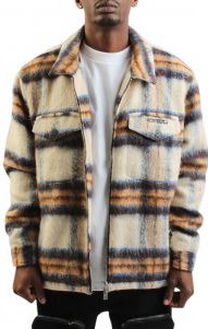 Mohair Zip Flannel