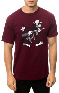 The Cat Named Pablo Tee in Burgundy