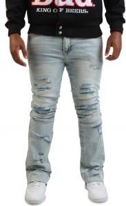  Crysp Denim Distressed Skinny Jeans