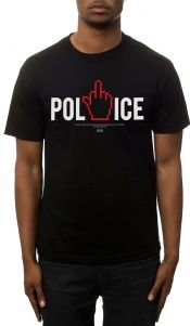The Police Tee in Black