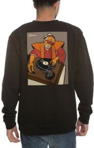The DJ Grandpa Crewneck Sweatshirt in Black