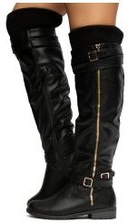 Mango-L45 Over The Knee Boots