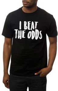 The Beat the Odds Tee in Black