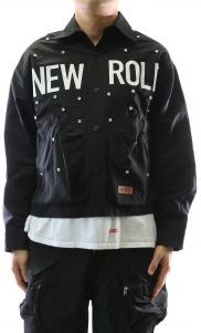 VUSE Twill Blended Nylon Crop Top Jacket