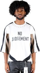 ATYPICAL S/N Jersey 3/4 Sleeve Crop Top Tee