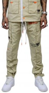 Nual Men's premium crispy nylon cargo jogger pants