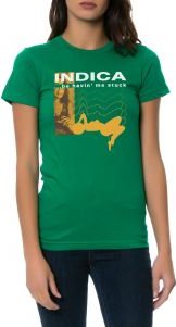 The Indica Tee in Green