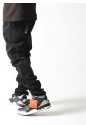 Atelier Denim Patch Black Slim Jeans