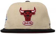 Corduroy Chicago Bulls Fitted Hat 
