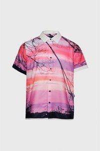 Lost in Paradise Short-sleeve Button-up Shirt