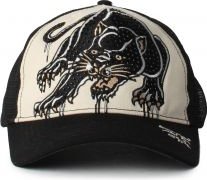 Rhinestone Panther Trucker Hat