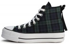  Chuck Taylor All Star Lift Platform Plaid