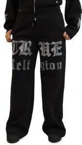 Crystal Script Wide Leg Sweatpant