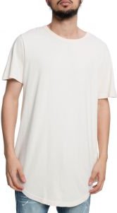 The CB Tall Scoop Tee in Off White