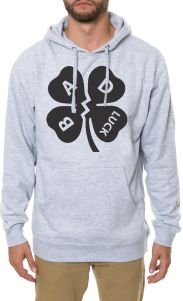 The Bad Luck Hoodie in Heather Grey