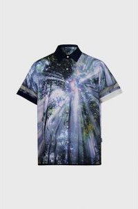 Lost in Paradise Short-sleeve Button-up Shirt