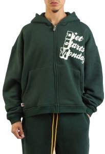 Star Full Zip-Up Sweatshirt 